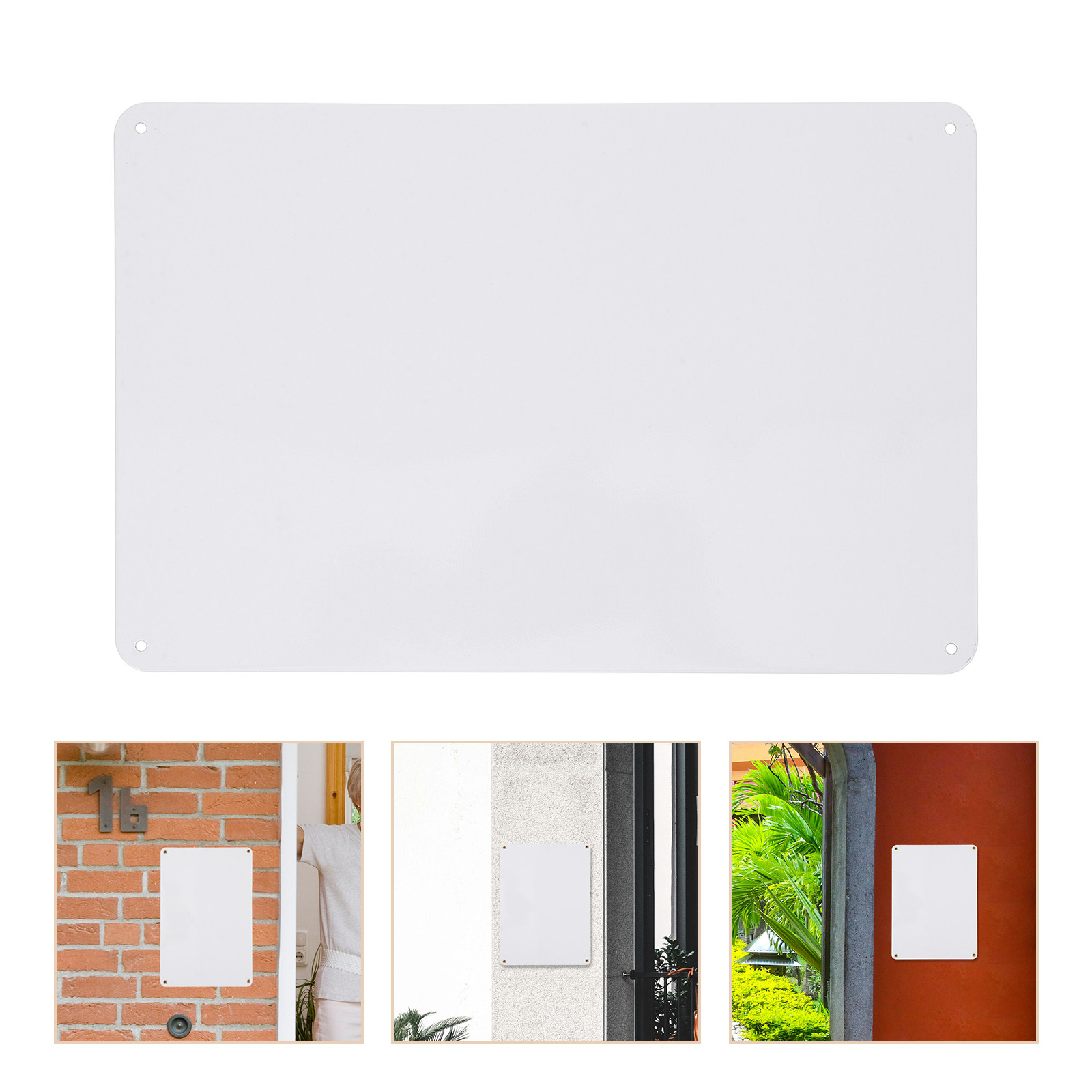 Yard Sign Blank - 2 stuks blanco metalen borden, sublimatie