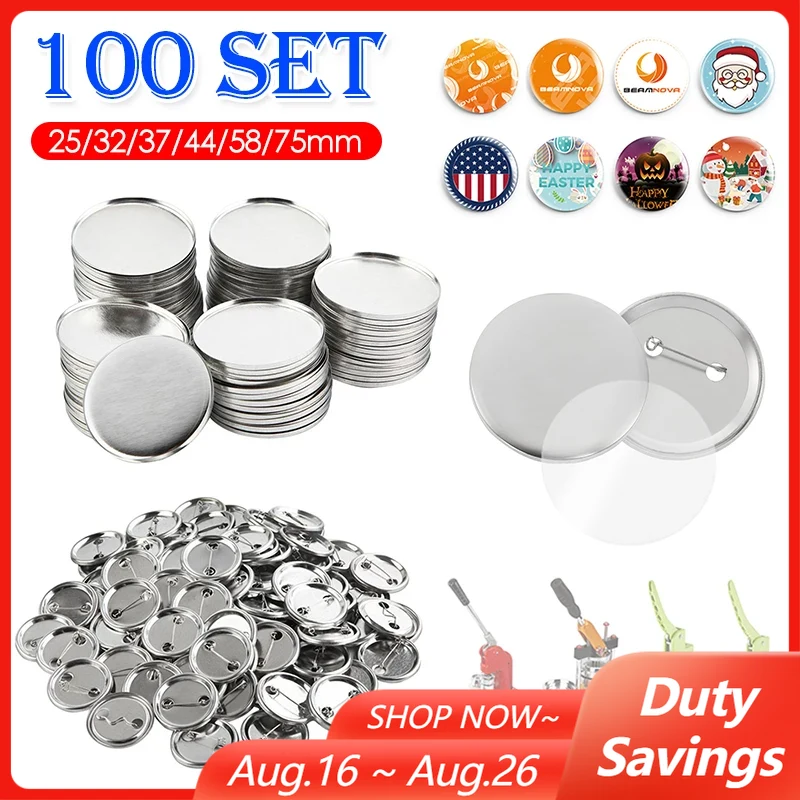 Button Badge Blank - 100Set Lege Badge Pin Button Maker