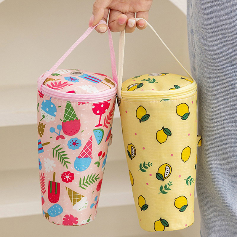Tote Bag Sublimation - Nieuwe draagbare melkthee draagtas, warmte-isolerende tas,