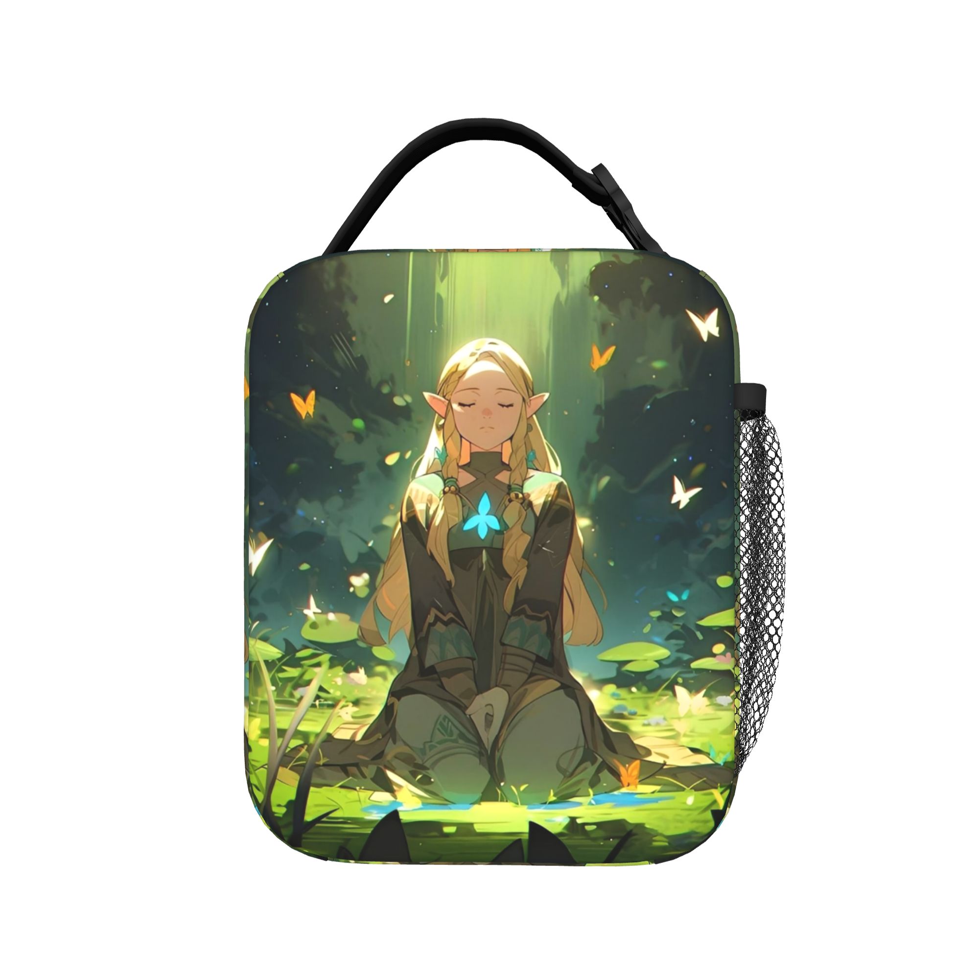 Tote Bag Sublimation - Cartoon Zeldas Legend Game geïsoleerde lunchtassen
