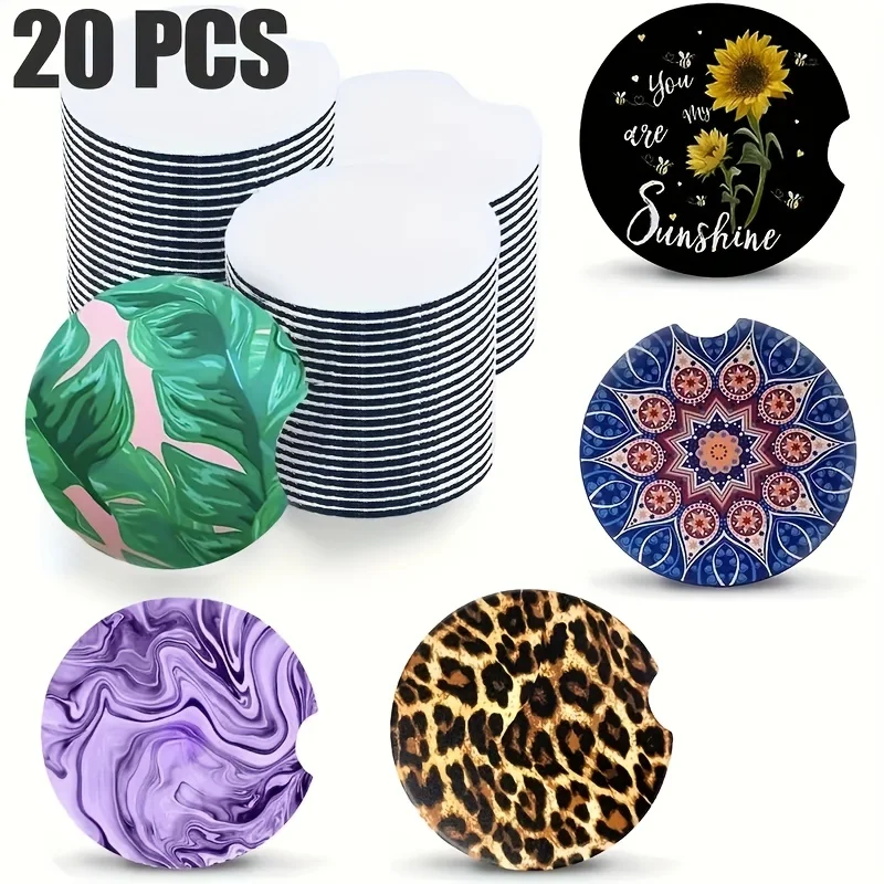 20 Stuks Gesublimeerde Lege Au - Coaster Sublimation Blank recensie en prijs
