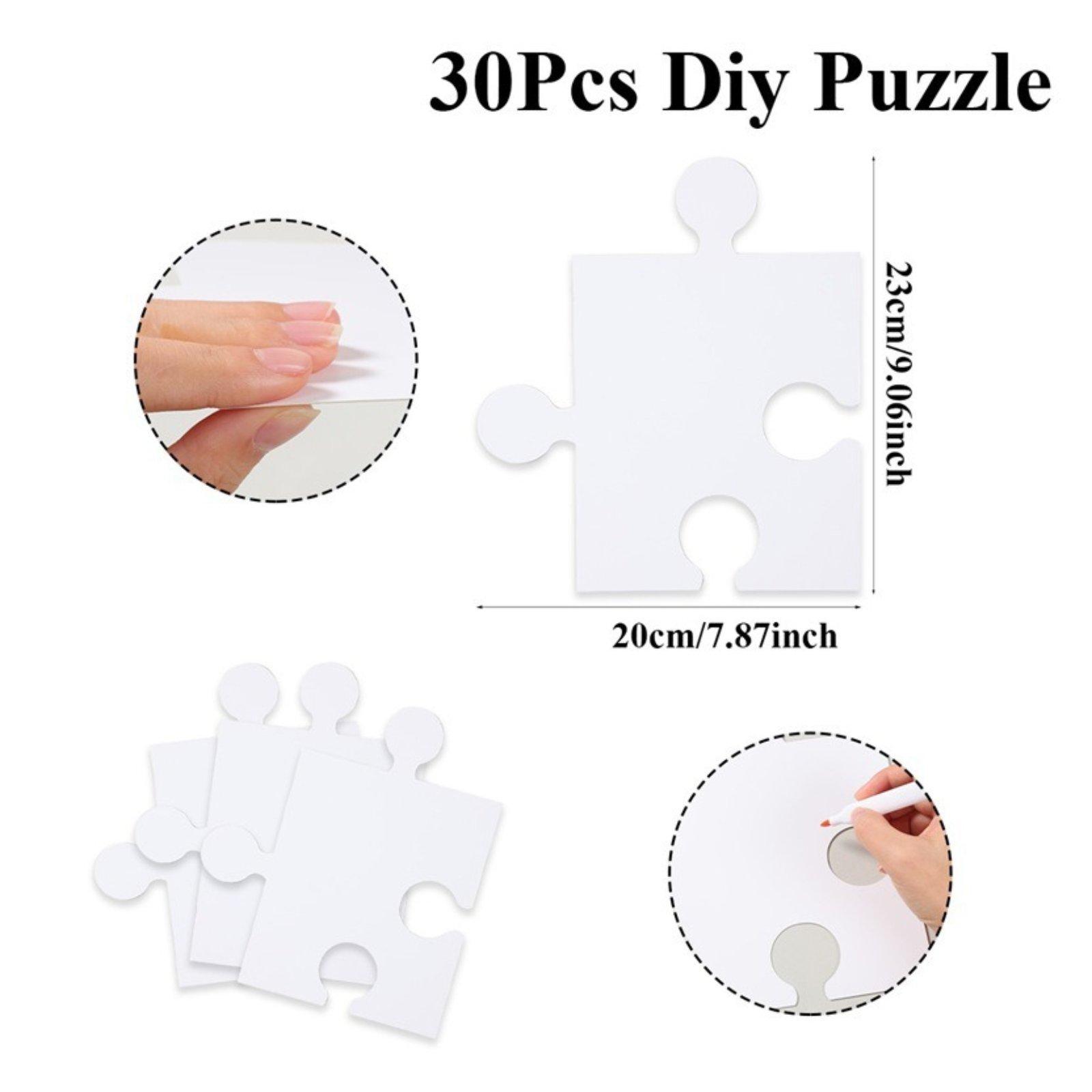 Witte blanco tekenpuzzels kart - Puzzle Blank White recensie en prijs