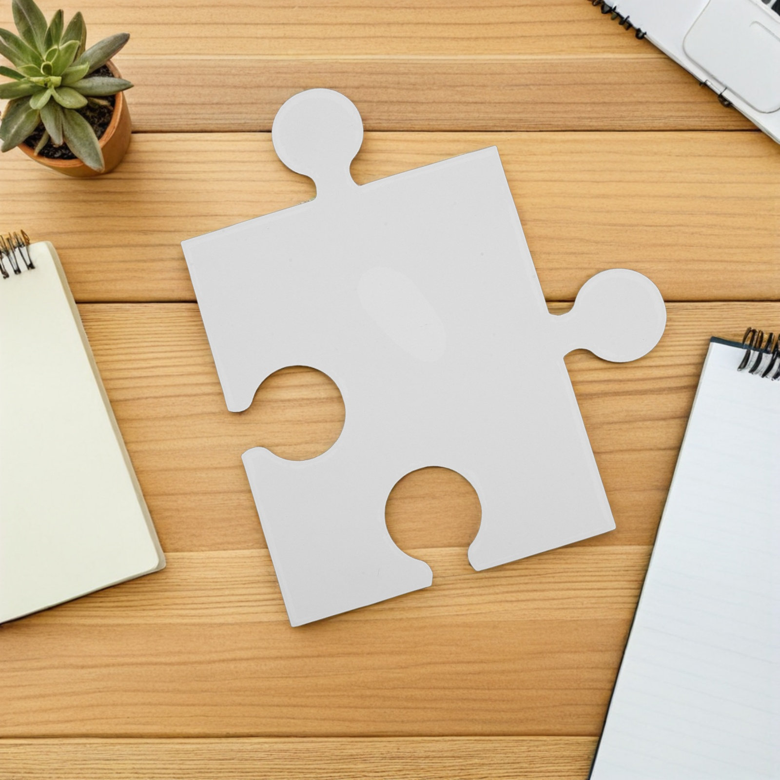60 stuks grote blanco puzzelst - Puzzle Blank White recensie en prijs