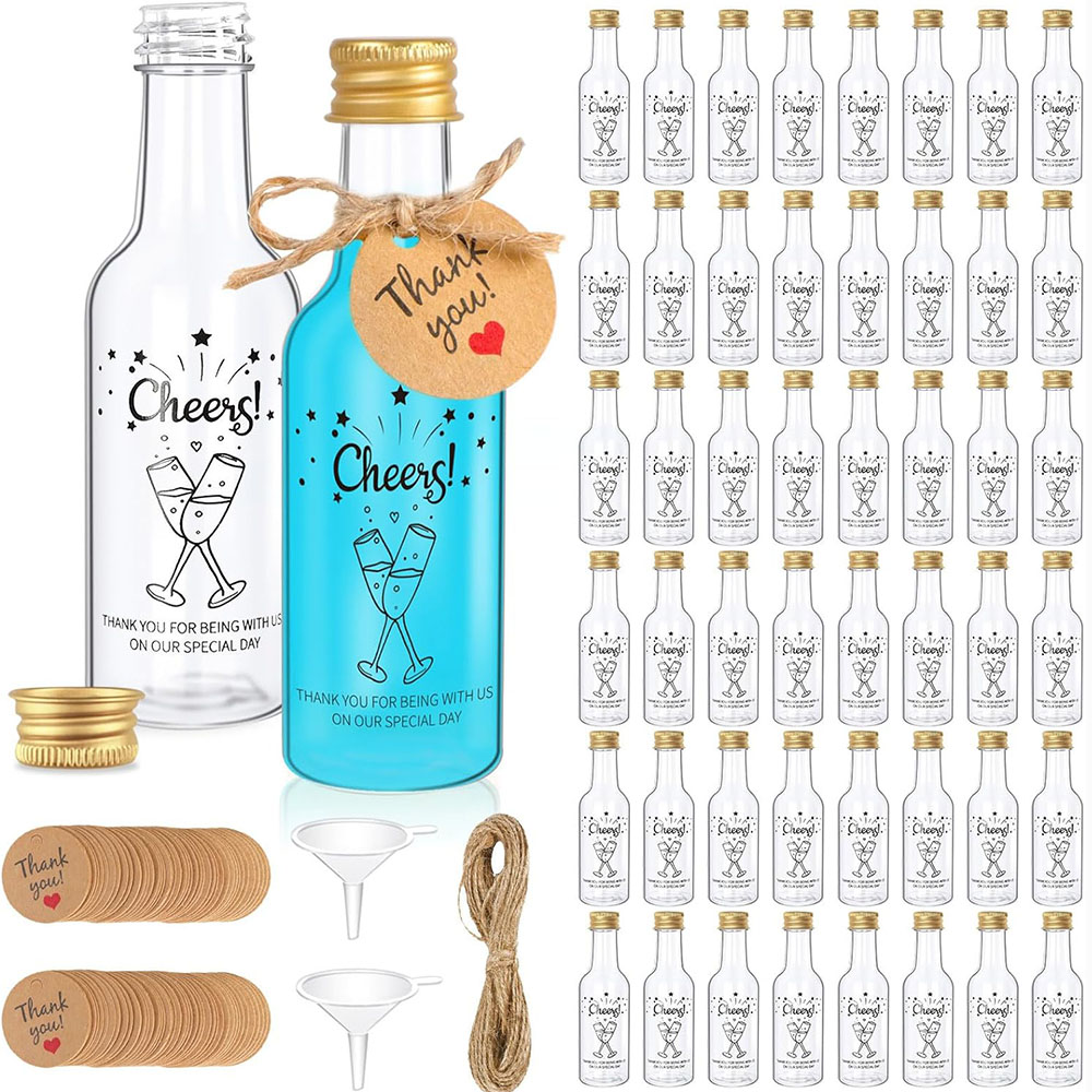 50 stuks mini-spirituosenflesj - Water Bottle Blank recensie en prijs