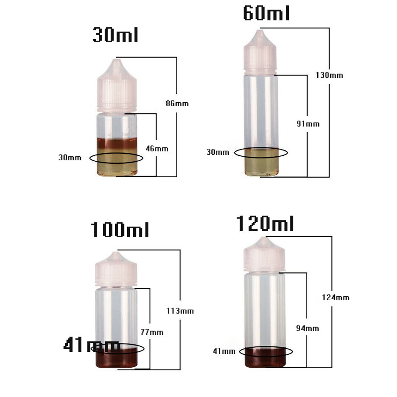 5 stks 30 ml/60 ml/100 ml/120  - Water Bottle Blank recensie en prijs