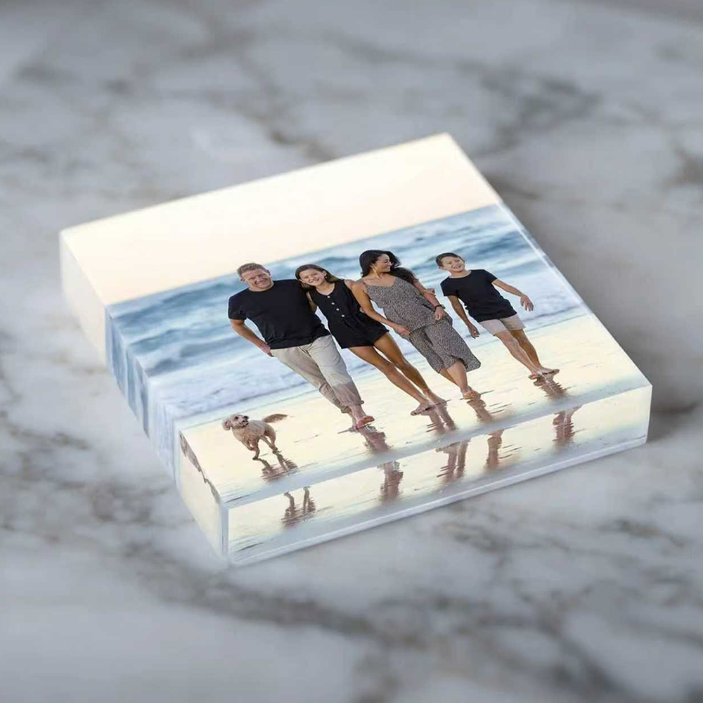 Gepersonaliseerd acryl fotoblo - Photo Acrylic Block recensie en prijs