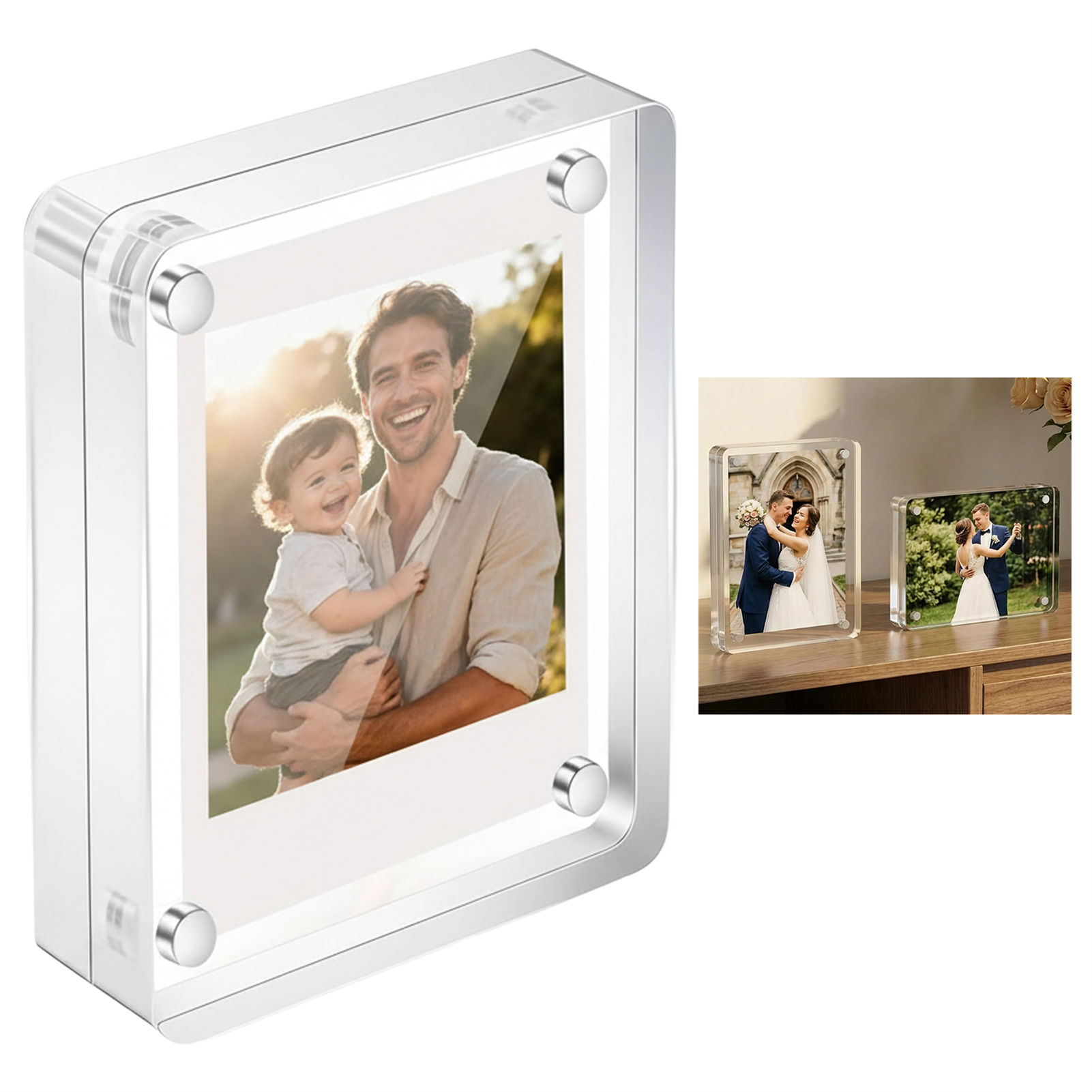 Acryl Magnetische Fotolijst 2, - Photo Acrylic Block recensie en prijs