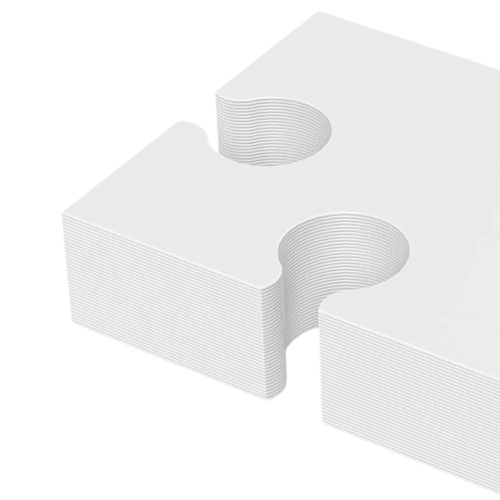 Witte kartonnen puzzelset, bla - Puzzle Blank White recensie en prijs