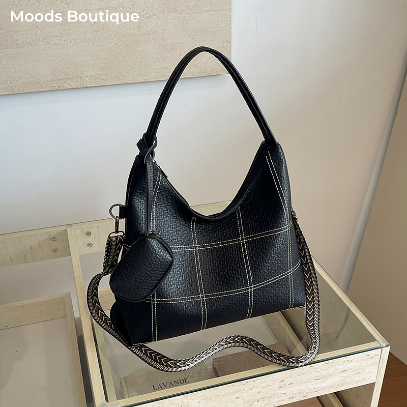 Ruime dames hobo tas zwart met - Tote Bag Sublimation recensie en prijs