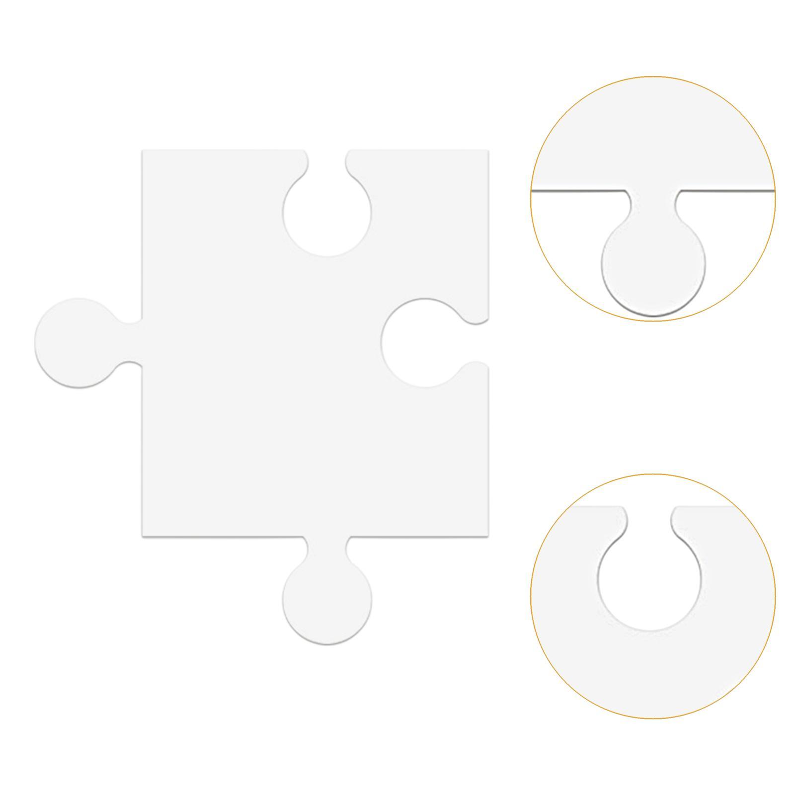 24 stuks witte kartonnen blanc - Puzzle Blank White recensie en prijs