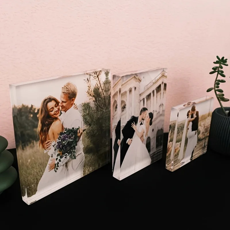Aangepaste acryl jubileum foto - Photo Acrylic Block recensie en prijs