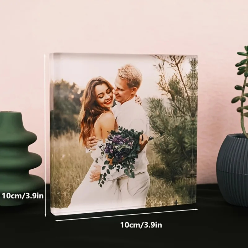 Aangepaste acryl jubileum foto - Photo Acrylic Block recensie en prijs